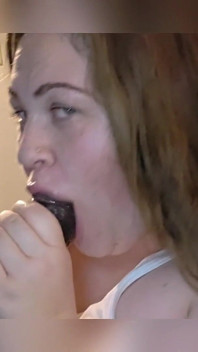 Phat Booty White Girl Gets Plowed and Swallows Her Step Brothers Cum