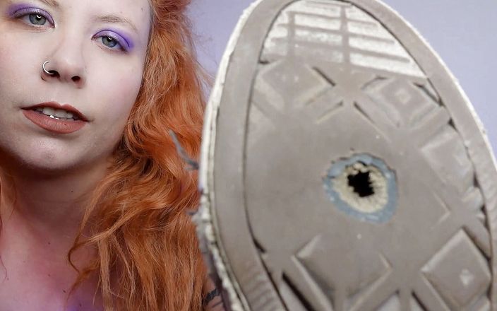 Deanna Deadly: POV caught smelling stinky sneakers-Humiliated and made to jerk