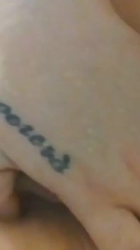 Chubby Slut Plays with Pussy in Bath Tub