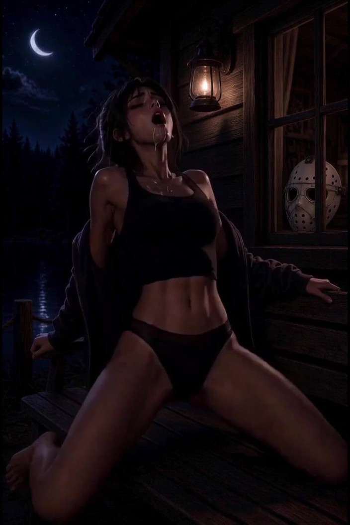Wertstofsamler: 3D Anime Woman, Summer Vacation at the Lake House Halloween