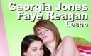 Edge Interactive Publishing: Faye Reagan i Georgia Jones liżą różowy strapon GMBB30950