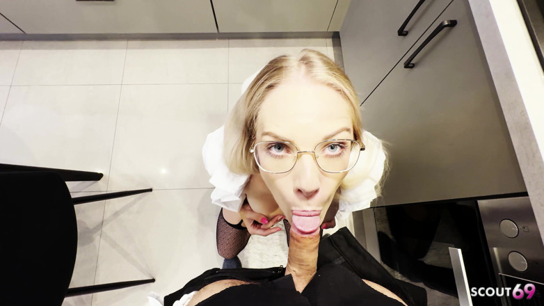 Scout69: Dünne deutsche sekretärin teen vivi vallentine bekommt anal creampie-fick bei...