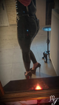 Catsuit and Strapon - Mistress Julia