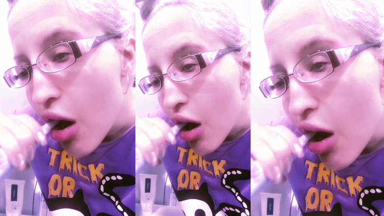 FinDom Goaldigger: Asmr escova de dentes ouça em fones de ouvido