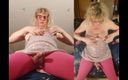 TGAnnaAurelia: Tgirl Anna Honí v její roztomilé holkydress a cums