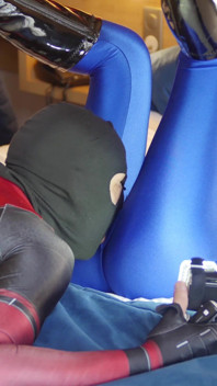 Oktavia Milton in zentai fantastic lycra