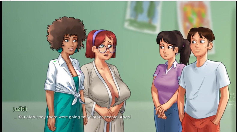 XXX Games Bunk: Letní sága - Judith Pózuje nahá pro umění
