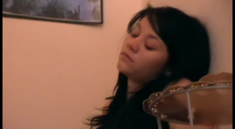 Foot Girls: Brunette has her own personal slave