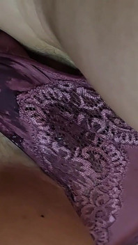 While Masturbating in the Bus a Stranger Put His Cock Inside My Panties