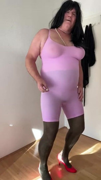 Pink Shape Wear with Pantyhose
