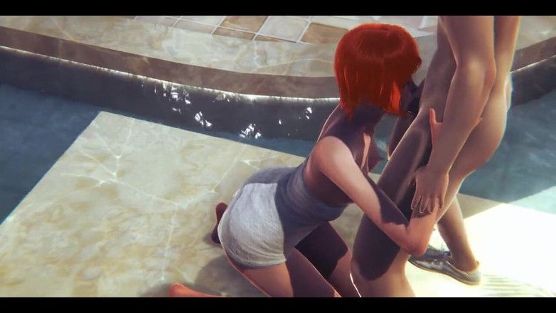 HentaiTubes: Hentai - gwen harter sex in einem bad - japanischer asiatischer manga-anime-Spiel-porno