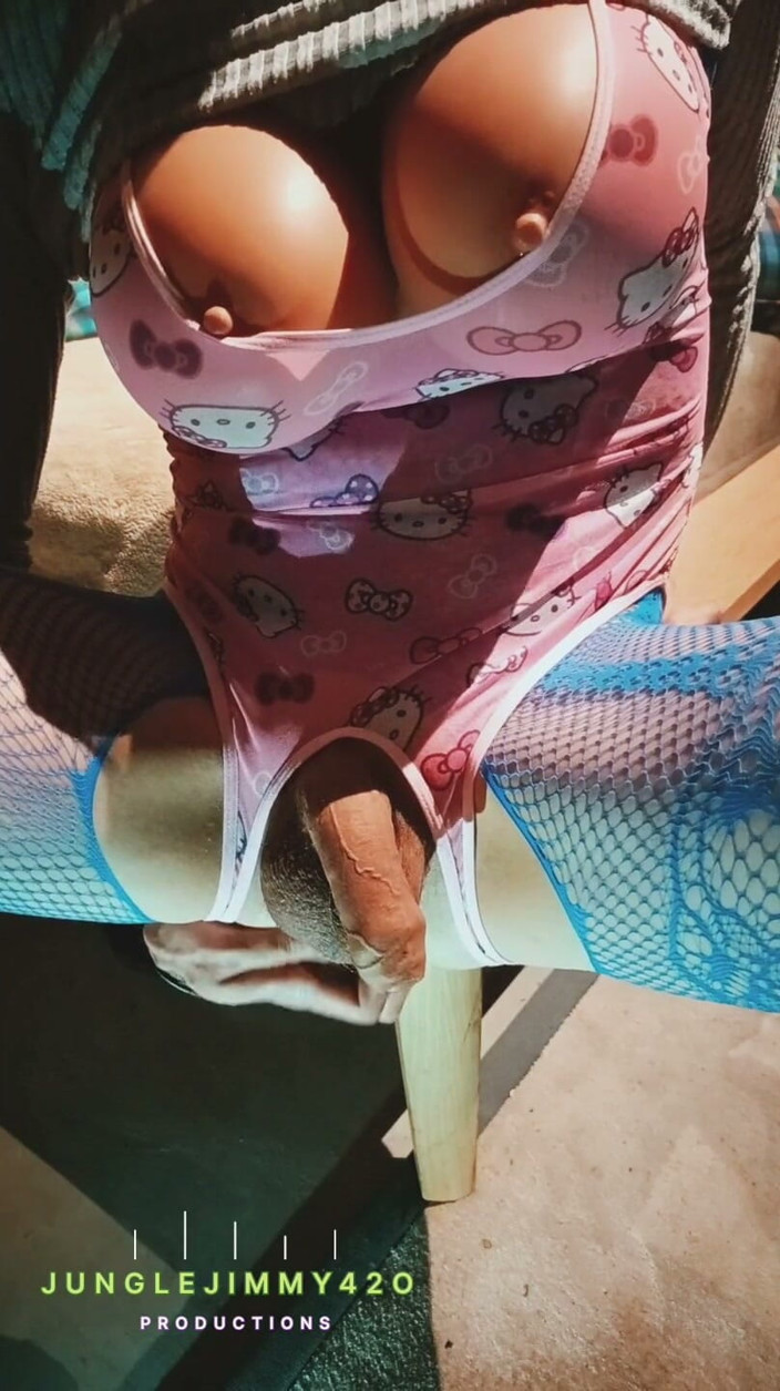 El Cheffe: Hello Kitty Hard Anal Dildo