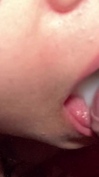 Cumshot and Swallow