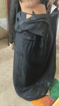 Desi Bhabhi and Black Saree