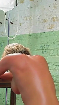 Anal Audition: Skylar Sweats Through a Hot Soapy Enema