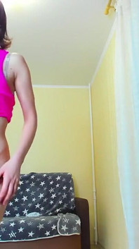 Long Strip Tease, Pussy Show, Boobs Show, Masturbation, Clothes
