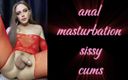 Sasha Q: Anal-masturbation sissy kommt ohne hände