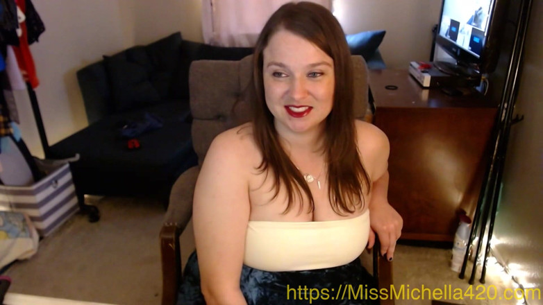 Mistress Michella Marijuana: CFNM Solo Female Sexy Orgasm Masturbation with Mistress Michella