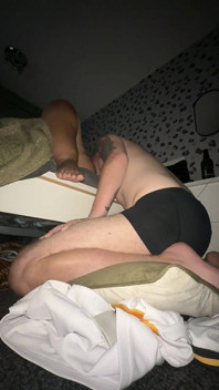 Horny Dom Wife Puts Slave Hubby on His Knees so He Can Worship Her Pussy