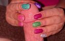 Latina malas nail house: Sparkle Nails Playing with Daddy&amp;#039;s Dick