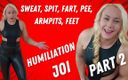 Michellexm: Sweat, pee, armpits, feet, farts, humiliation JOI (part 2)