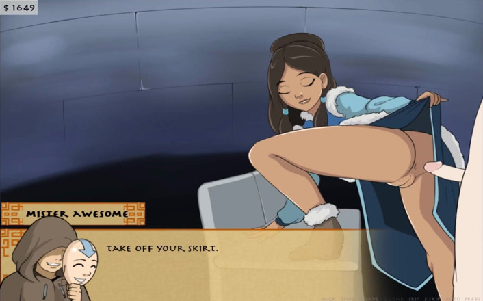 Cartoon Play: Four elements trainer part 11 (Book 1 water) (Slave route)