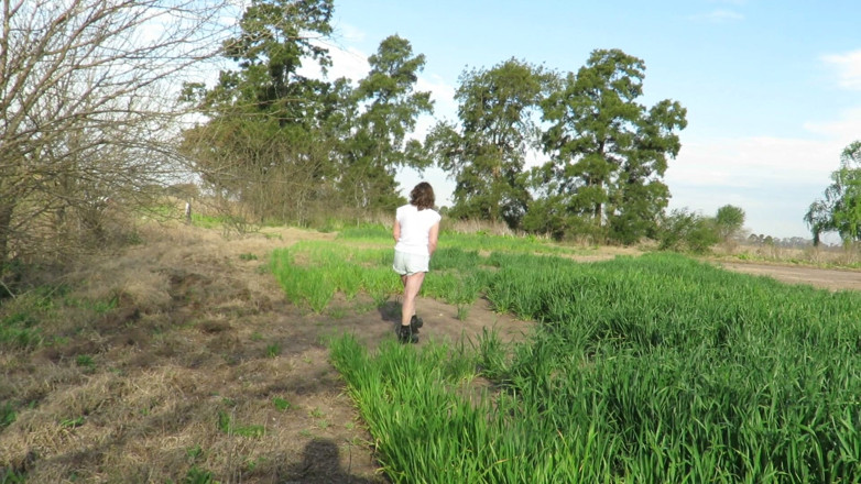 Milfcamsex: Patricia in the Field, Amateur and White Ass