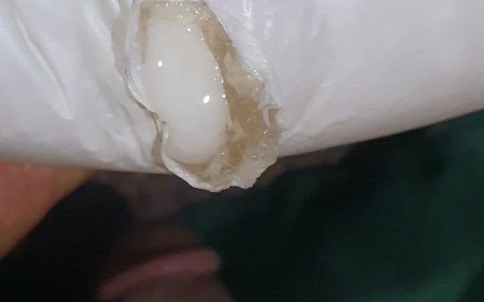 Diaper sex studio: Cumshot Inside My Diaper