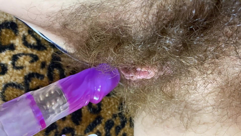 Cuteblonde666: Bunny vibrator test masturbation POV closeup