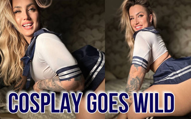 Swag Russian Panda: Cosplay BBW buttplug & dildo menyenangkan