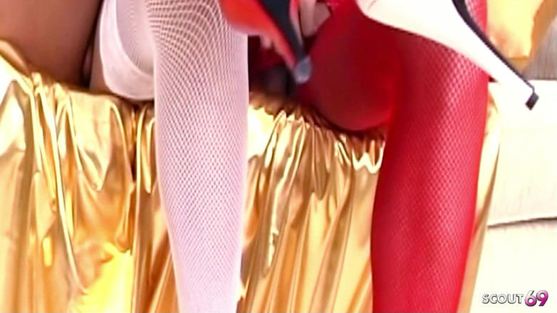 Shemale TS Collection: Ateşli travesti partiden sonra sapık transeksüeli sikiyor