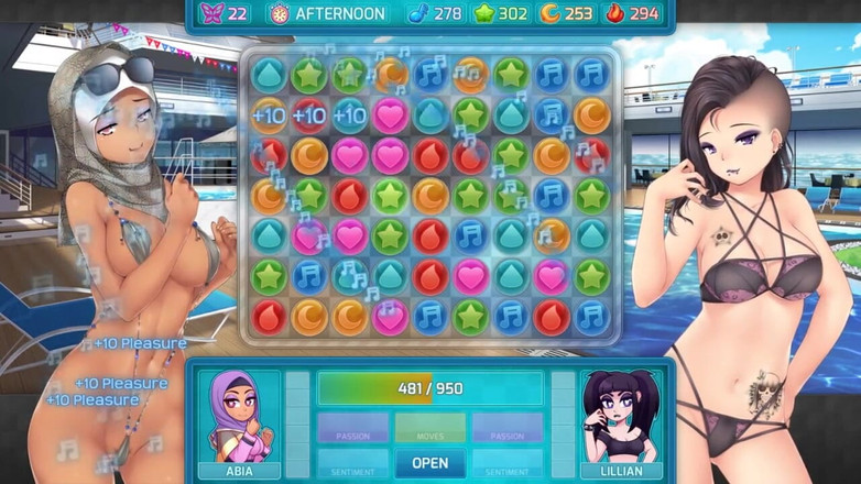 LoveSkySan69: HuniePop 2 - двойное свидание - часть 14, все крошки возбуждены от Loveskysan