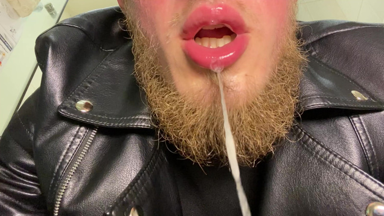 Hunky time: Papà in pelle