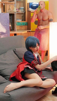 Flaca polla con Manga Sasha Paige devastada por una polla venosa