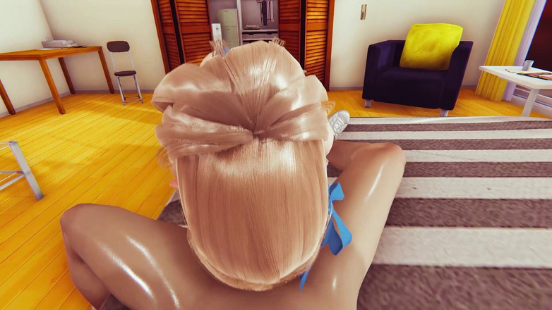 Joas22222: 3D 成人动漫以蓝眼睛性感金发精灵为特色 - 令人兴奋的打手枪、深喉口交和惊心动魄的墙口交射精