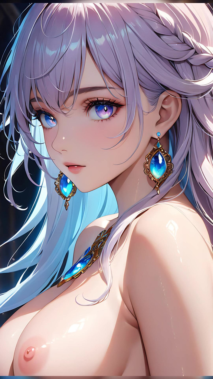 LustRender: Traum reflektionen: eine schöne junge frau mit iridierenden augen