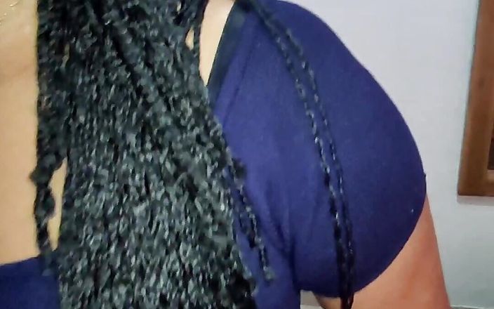 Crisanto999: Negra puta latina milf hace garganta profunda dando oral a...