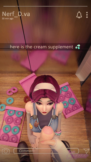 Kaepora NSFW: From Dva in the Elevator