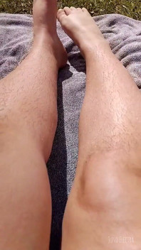 Hairy Legs at the Lake