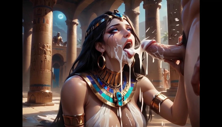 Horny van stevie: Kleopatra Anime ošukaná sphynx bohem Ai