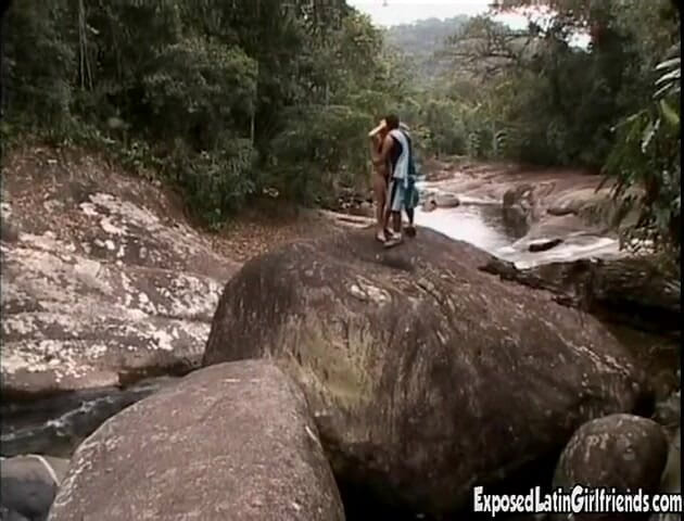 Exposed Latin Gfs: Sexy babe loves a nice outdoor fuck with bf
