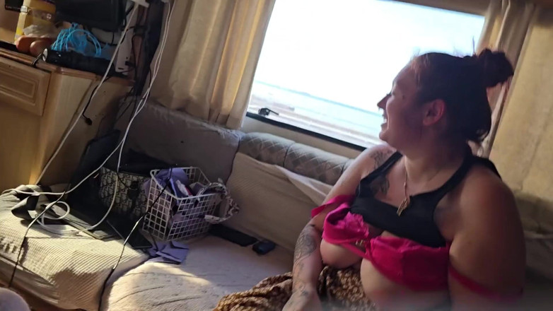 Jimbob Star Straight: Jimbob Star and Sassy Suck N Fuck in Camper