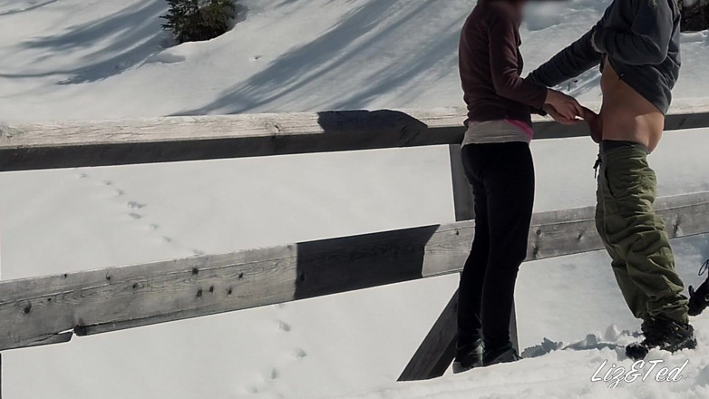 Lizandted: Sex in the snow