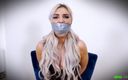 Gag Attack!: Roxee - PVC tape gagged