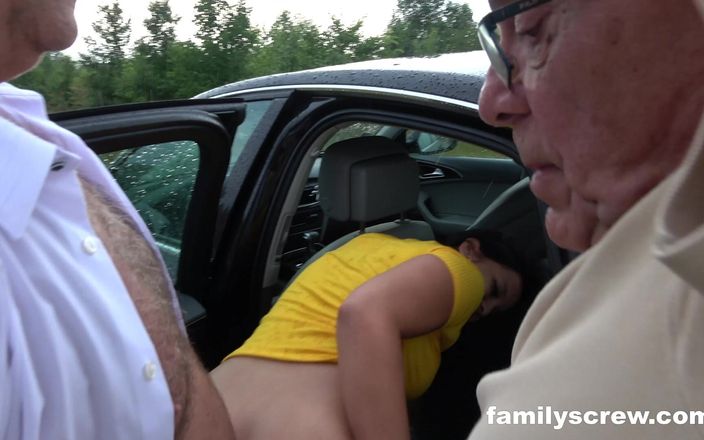 Family Screw: Picking up Mom and Stepdaughter by Familyscrew