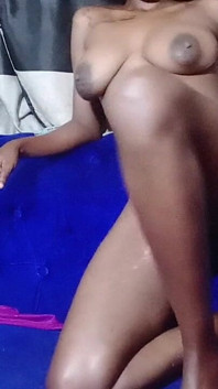 Alexa - Cute Afro Ebony: Pink Lingerie Squirting Adventure