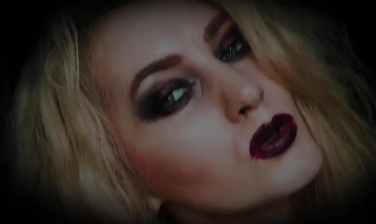 Goddess Celine: Pressed into my nylon submission