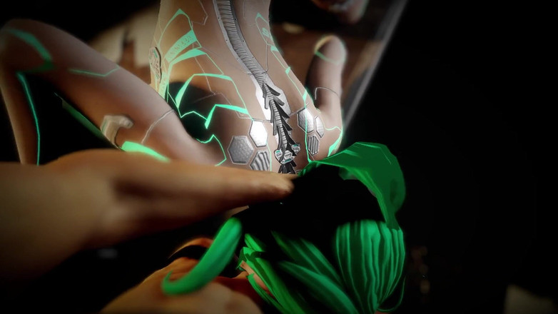 Wraith ward: Sex Bot v policejní vazbě POV - cyberpunk parodie