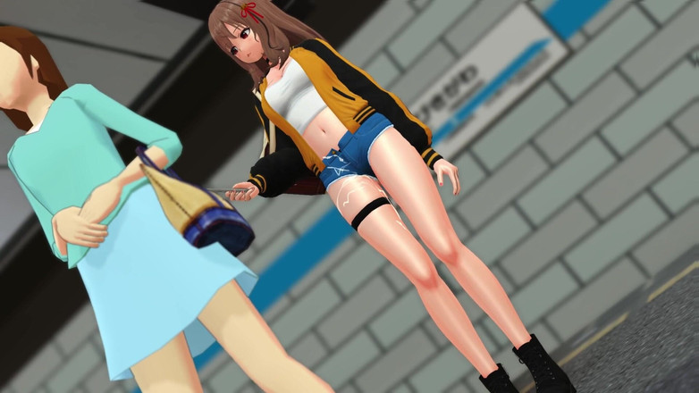 Velvixian 3D: Reiben in der U-bahn