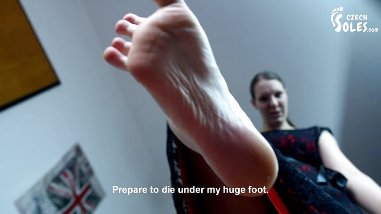 Czech Soles - foot fetish content: この厄介な小さなバグを足で粉砕します-あなた!